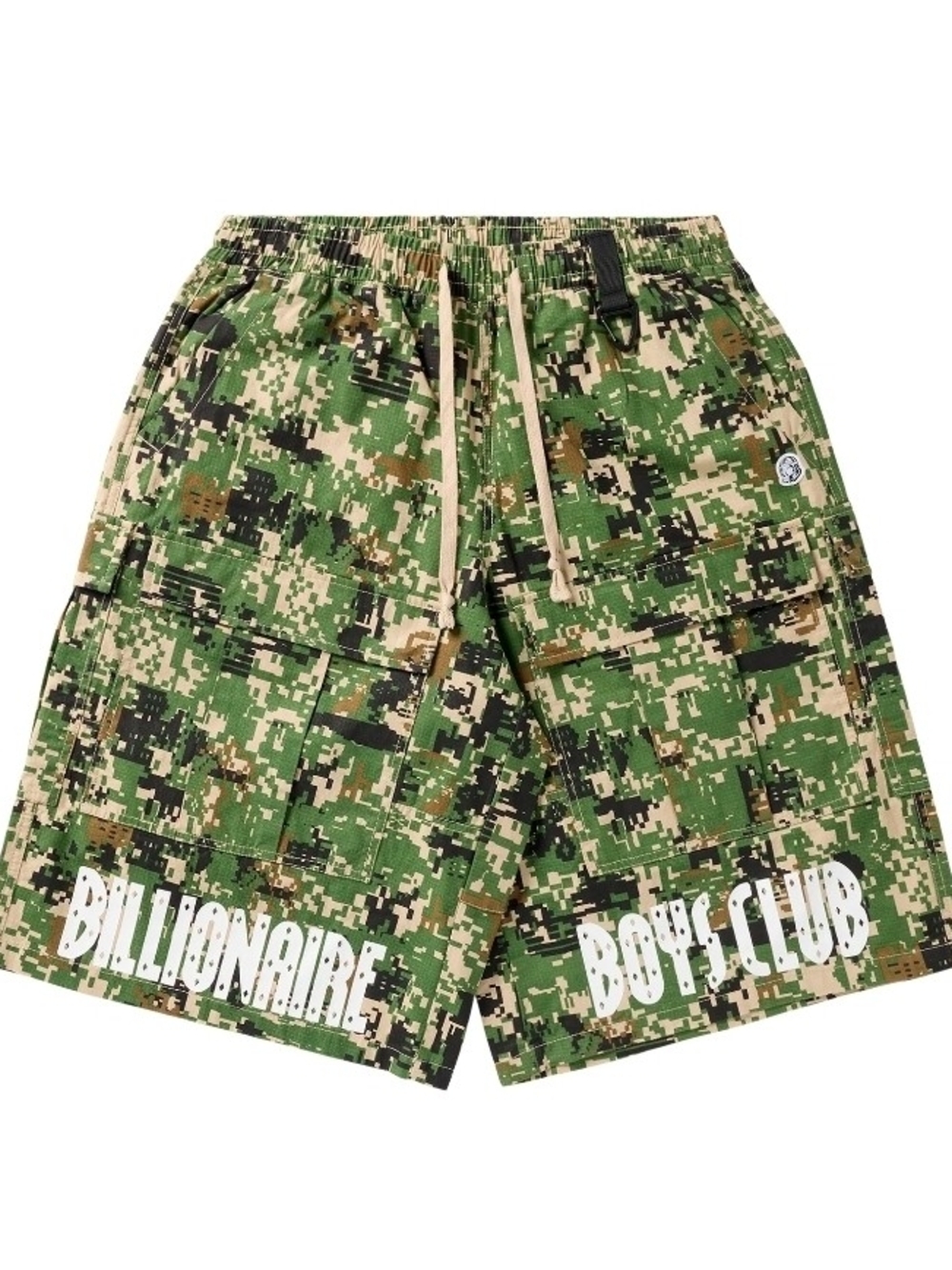 Billionaire Boys Club Green Digital Camo Cargo Shorts